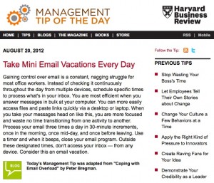 email vacation