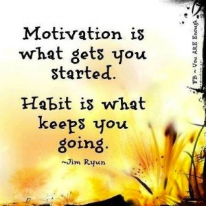 motivation gets you started