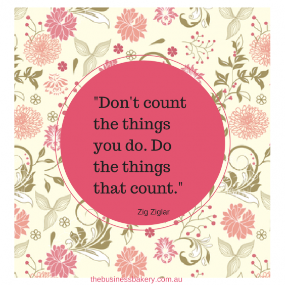 dont count the things you do