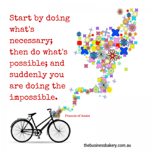 “Start by doing what's necessary; then