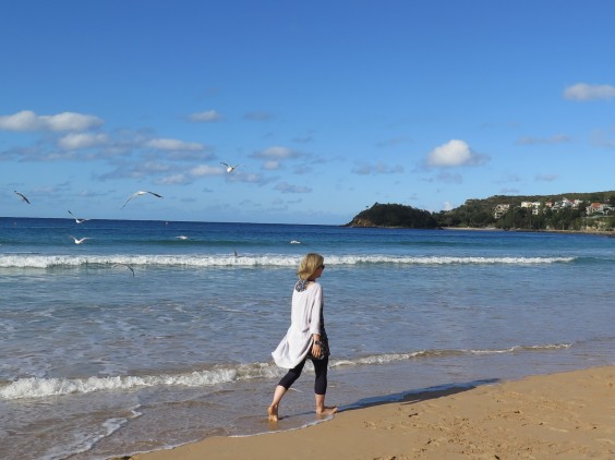 Natasha on the beach....