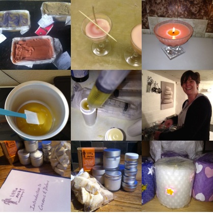 Candle and Soap making in progress!