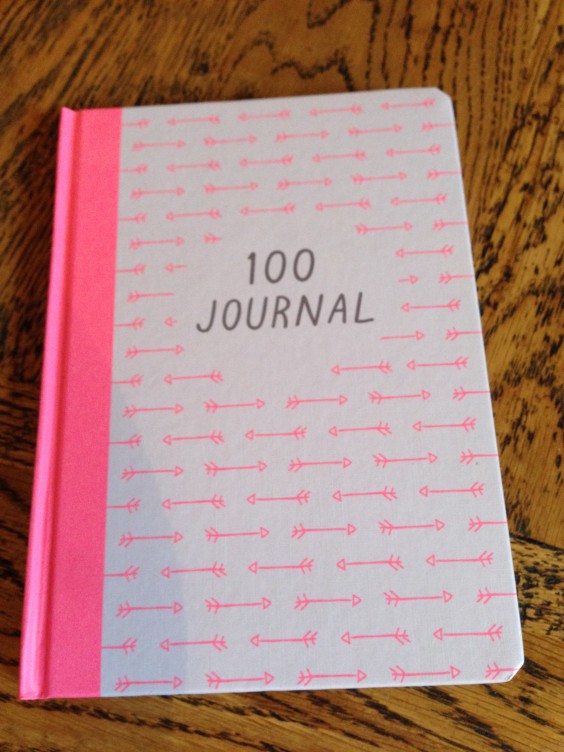 This is my 100 Day Journal. It's from Kikki K!