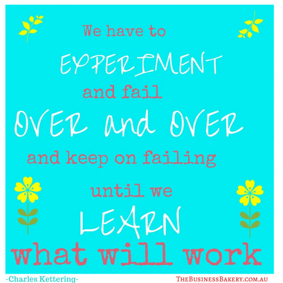 Experiment and fail