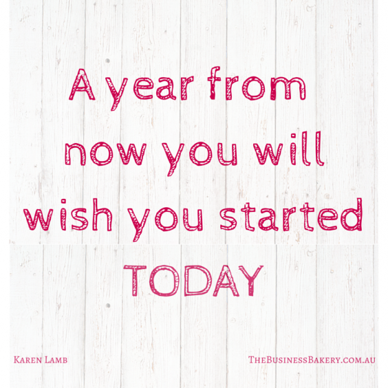 A year from now you will WISH you