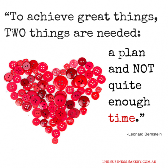 “To achieve great things, two things are (1)