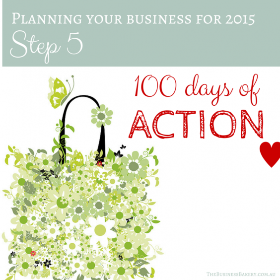 Planning for 2015 100 day goal