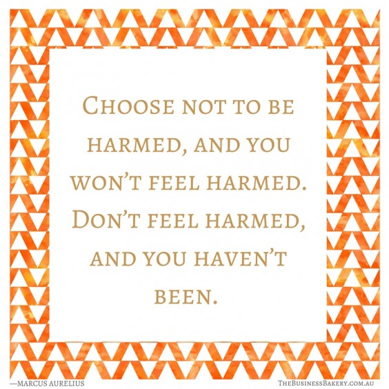 choose not to be harmed
