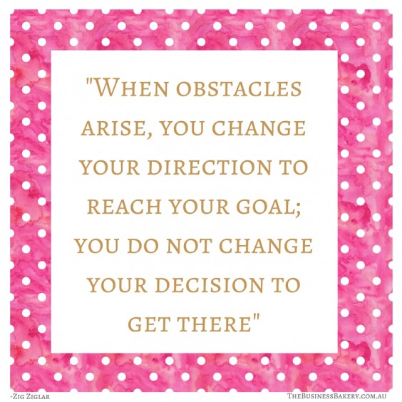 when obstacles arise