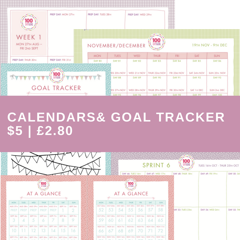 september 2018 calendars goal tracker tracker calendar
